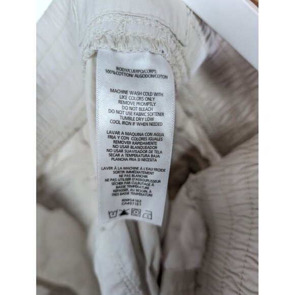 Calvin Klein Performance Pants Women Size XL Ankle Cargo Jogger Activewear Khaki - Picture 6 of 6